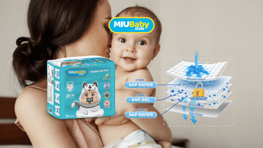 Popok yang Nyaman Temani Tumbuh Kembang Bayi